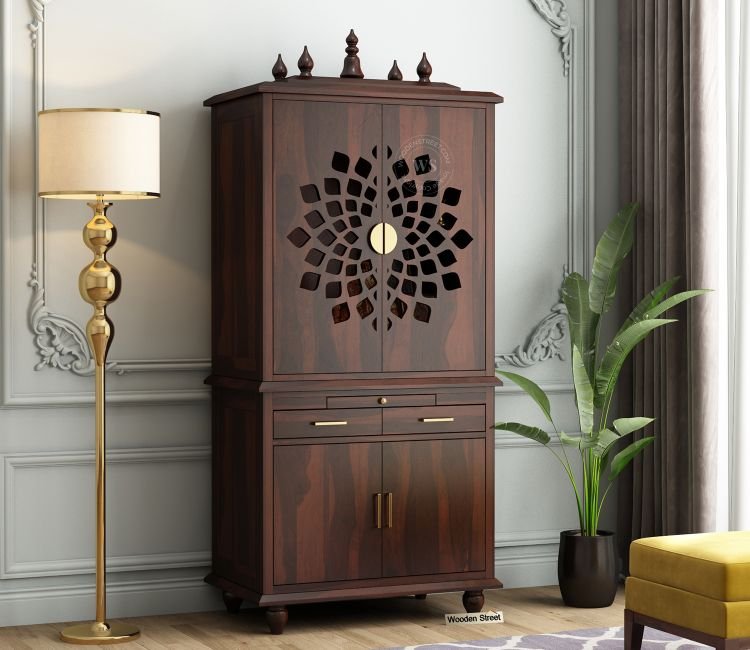 Amitava Home Temple (Walnut Finish)